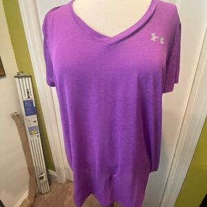 Under Armour Purple Loose Fit Shirt Size XL